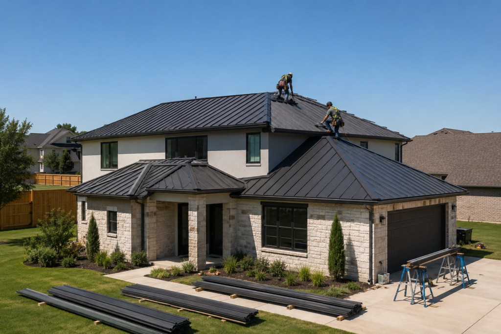 Metal roofing installation in Colorado Springs